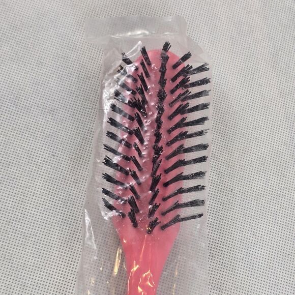 Vintage Tiara #500N Pink Hair Brush 8" Beauty Shop 5 Row Hairdresser Stylist - Picture 4 of 6